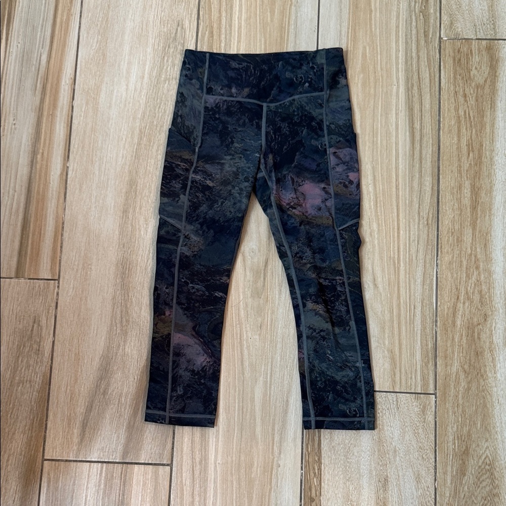 Lululemon Athletica Dark Patterned Leggings